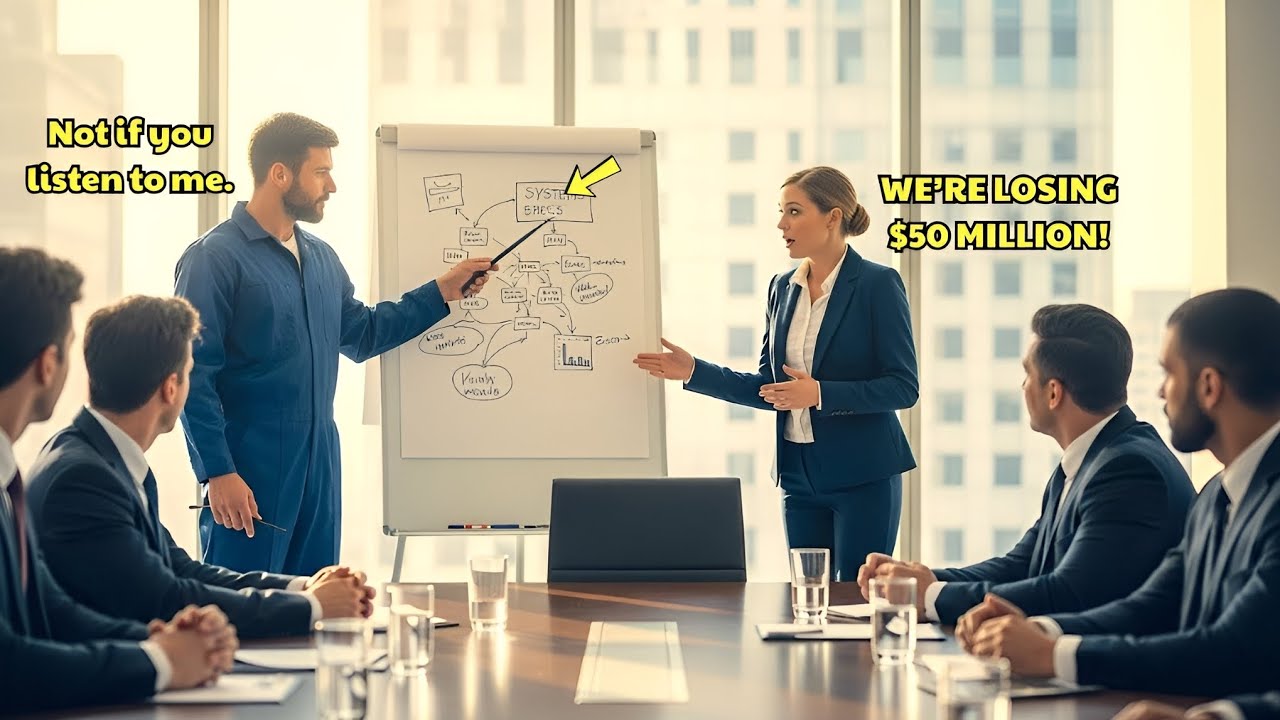 Single Dad Janitor Solved a $50M Crisis With One Sketch — The CEO’s Reaction Stunned the Board