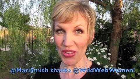 Mari Smith thanks the Wild Web Women for the Social Media Girl Crush!