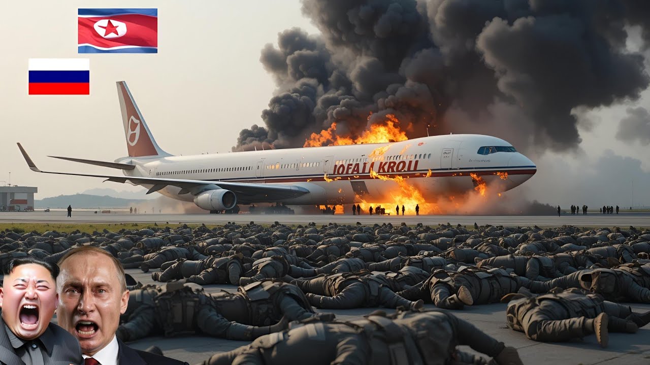 1 час назад! Самолет президента Северной Кореи, только что прибывший в Россию, был сбит.