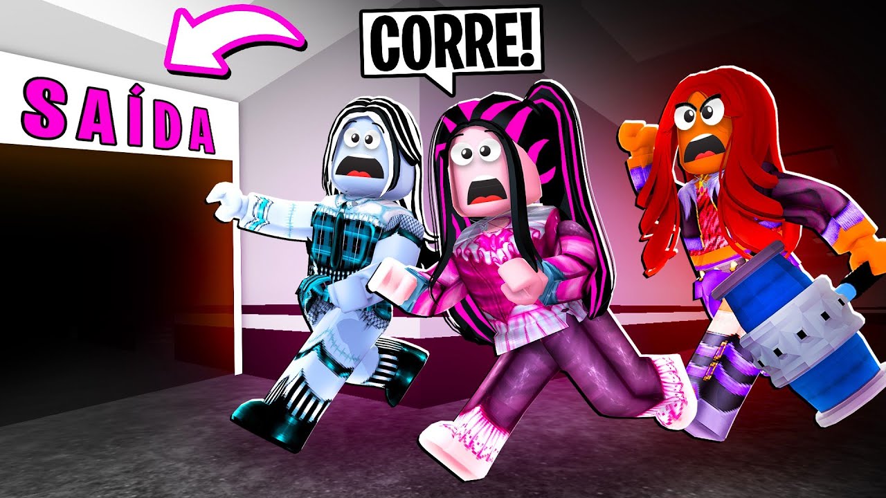 AS MONSTER HIGH INVADIRAM O MARRETÃO no ROBLOX