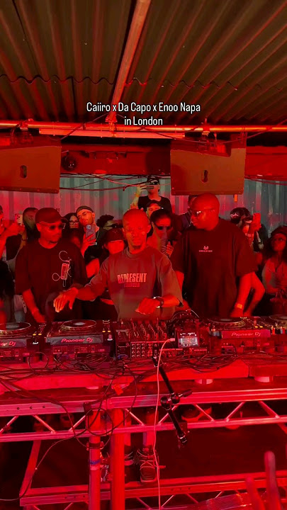 Caiiro x Da Capo x Enoo Napa caught fire in London 🇬🇧🔥 #caiiro #dacapo #enoonapa #london #housemusic