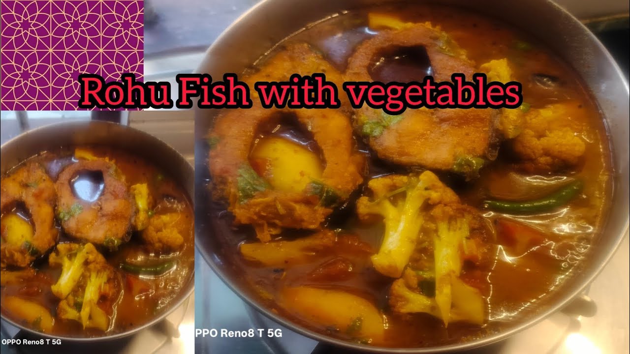 Unique Vegetable Rohu Fish Curry recipe #food #recipe #cooking #rohufishcurryrecipe #rohufish #fish 
