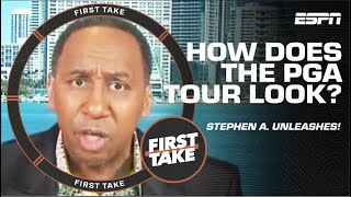 Stephen A.’s RULES TO BUSINESS after PGA Tour-LIV Golf merger 💰 | First Take