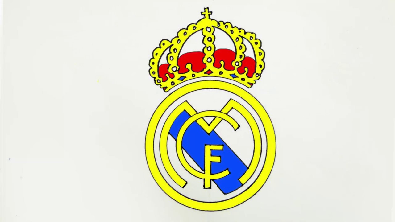 How to Draw the Real Madrid Logo  YouTube