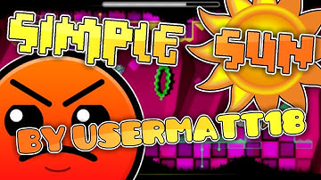 Geometry Dash #55 | Simple Sun by UserMatt18
