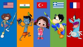 Cartoons From Different Countries | pt.6