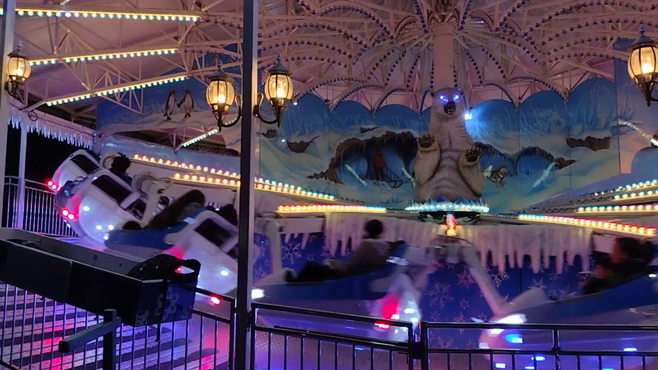 Ice Jet at Night Canobie Lake Park