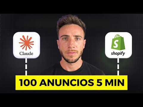 100 Anuncios en 5 Min con CLAUDE - Tienda Online con IA