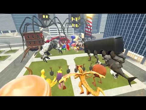 New Release Agarrini Lapalini Vs AllNew Italian Brainrot Animals MemeFamily In Garry's Mod #garysmod
