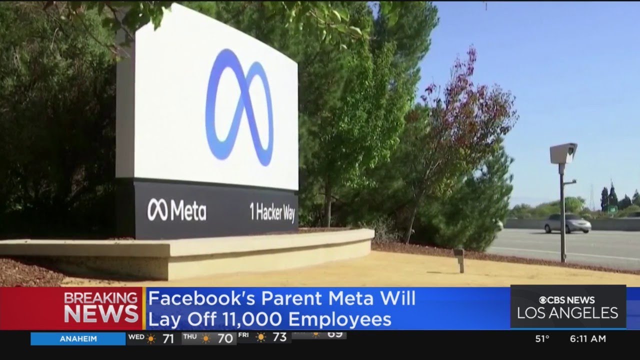 Facebook owner Meta cuts 11,000 jobs—13% of workforce