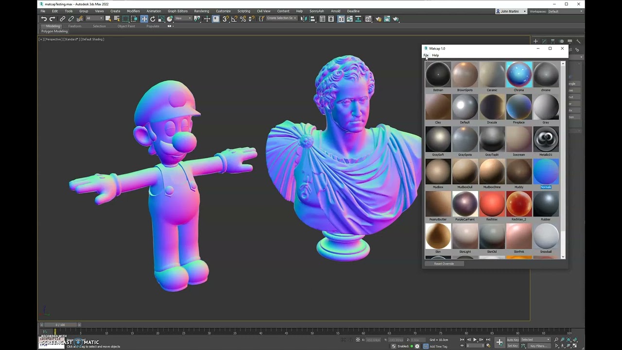 Matcaps 1.0 for 3ds Max