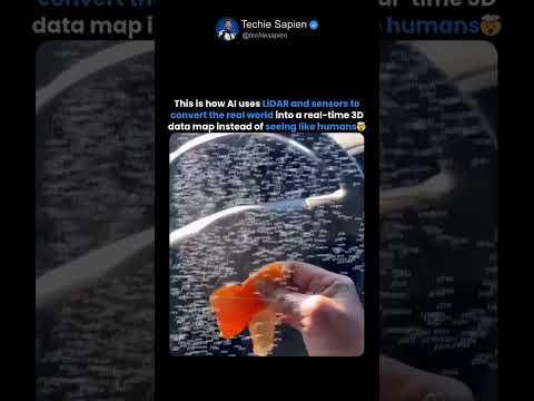 This Is How AI Sees The Real World Using LiDAR and Sensors 🤯🤖