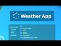 Weather App w/ Vue, Tailwind CSS & Laravel