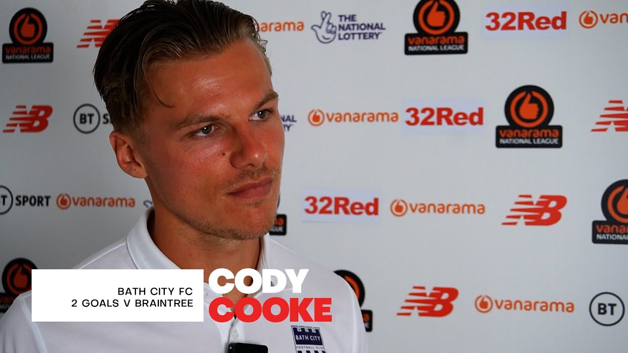 REACTION | Cody Cooke following his brace in 3-1 win vs Braintree Town ...