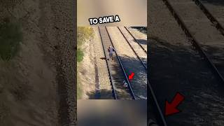 He Risked Everything To Save The Dog From The Train