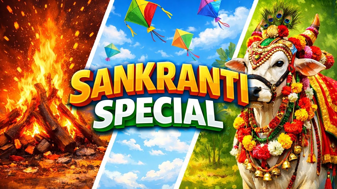 3 Days of Celebration in 1 Song! ✨ Bhogi • Sankranti • Kanuma Special 