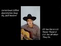 The Correctional Officer Appreciation Song | Original Acoustic Folk by Jeff Barlett