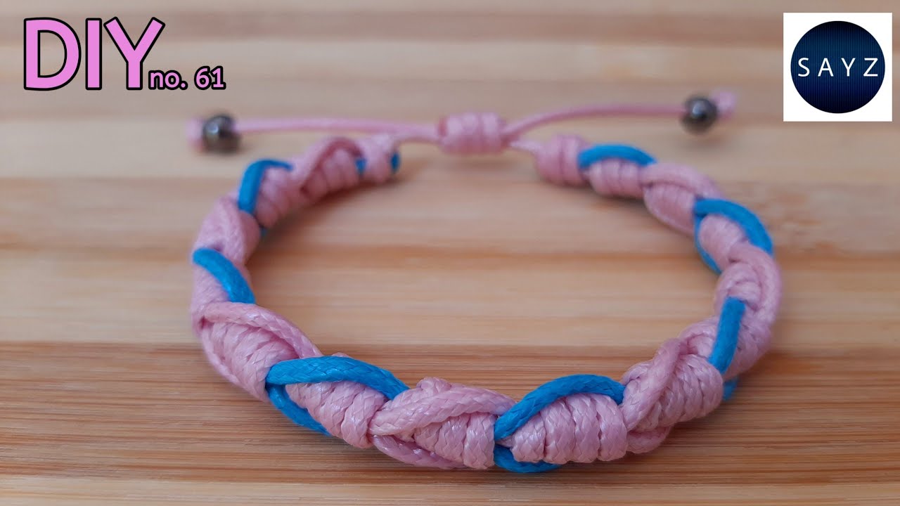 Unique Barrel Knots Bracelet | DIY Friendship Bracelet | SAYZ Ideas no ...