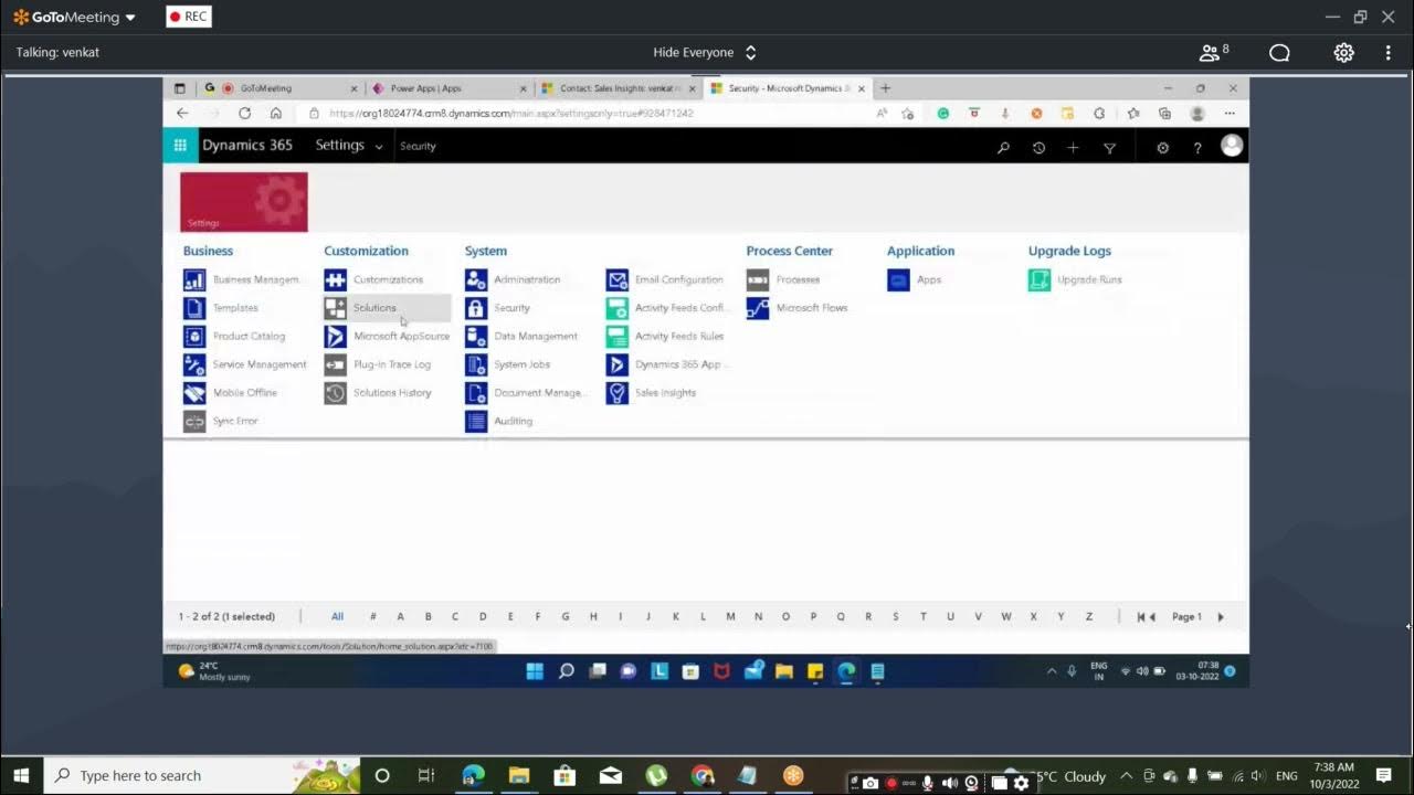 Microsoft Dynamics CRM - Part 09 SECURITY - YouTube