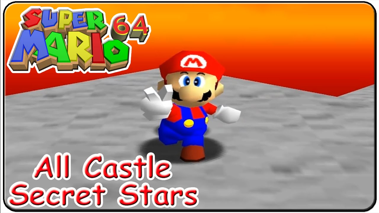 Super mario n64 castle secret stars