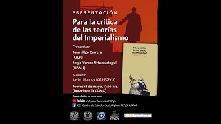 Presentación del libro "Para la crítica a las teorías del imperialismo" de Jorge Veraza