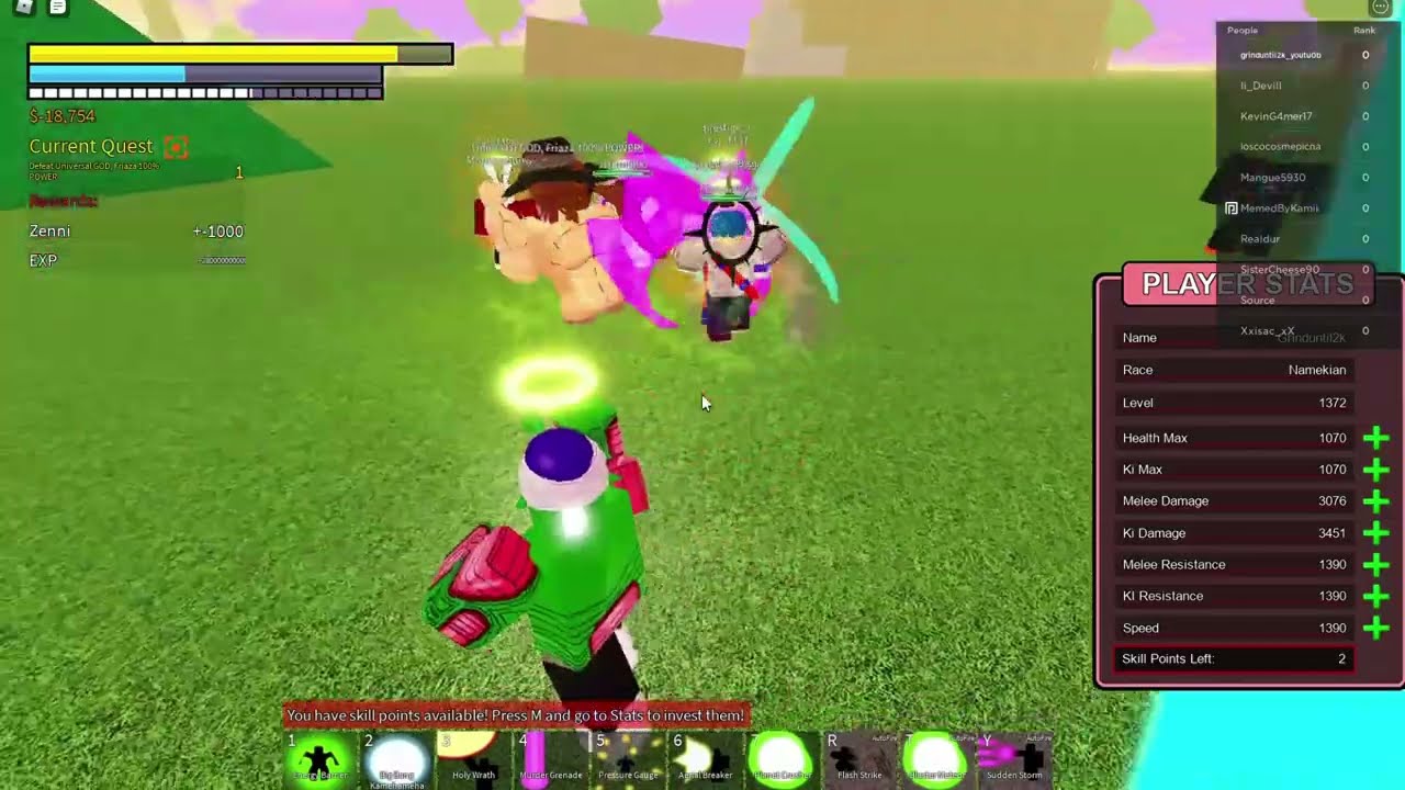 [grinduntil2k] Dragon ball final stand | from lvl 1370to 1375 (Day61)