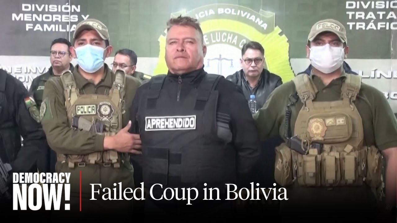 Failed Coup in Bolivia: Army Chief Arrested After Leading Troops in Attack on Government Palace