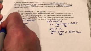 Accounting unit 9: disposal of plant assets
