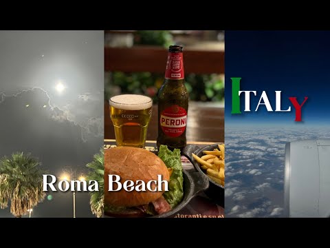 로마에 해변이 있다고? 나만 몰랐던 로마 해변 l 🇮🇹 이탈리아 vlog 로마해변 l 레오나르도 다 빈치 공항