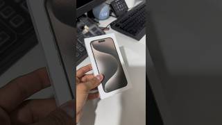 Unboxing iPhone 15 Pro #apple #smartphone #iphone #iphone15pro #iphone15promax