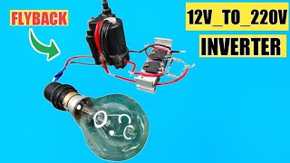 Inverter 12V TO 220V Using TV Transformer || How To Make Inverter at home @SUDExperiment