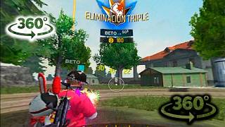 Free Fire 360°: Video gameplay con skin veterana en 2025 VR
