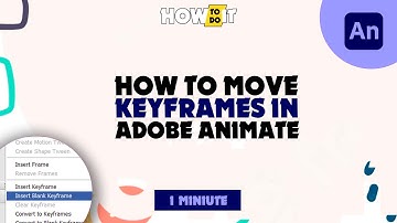 How to move keyframes in adobe animate 2024 | Skill Wave