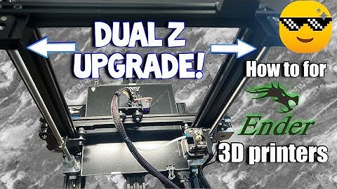 Installing a dual z axis on your 3D printer | Ender 3 upgrades dual z axis benefits & how to install