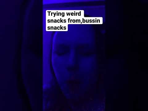 Trying bussin snacks
