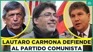 "Es una exageración": Lautaro Carmona se defiende de las críticas al Partido Comunista