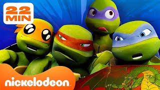 سلاحف النينجا | 22 دقيقة من السلاحف يتصرفون كمراهقين، حرفيًا 😎 (الجزء 2) | Nickelodeon Arabia