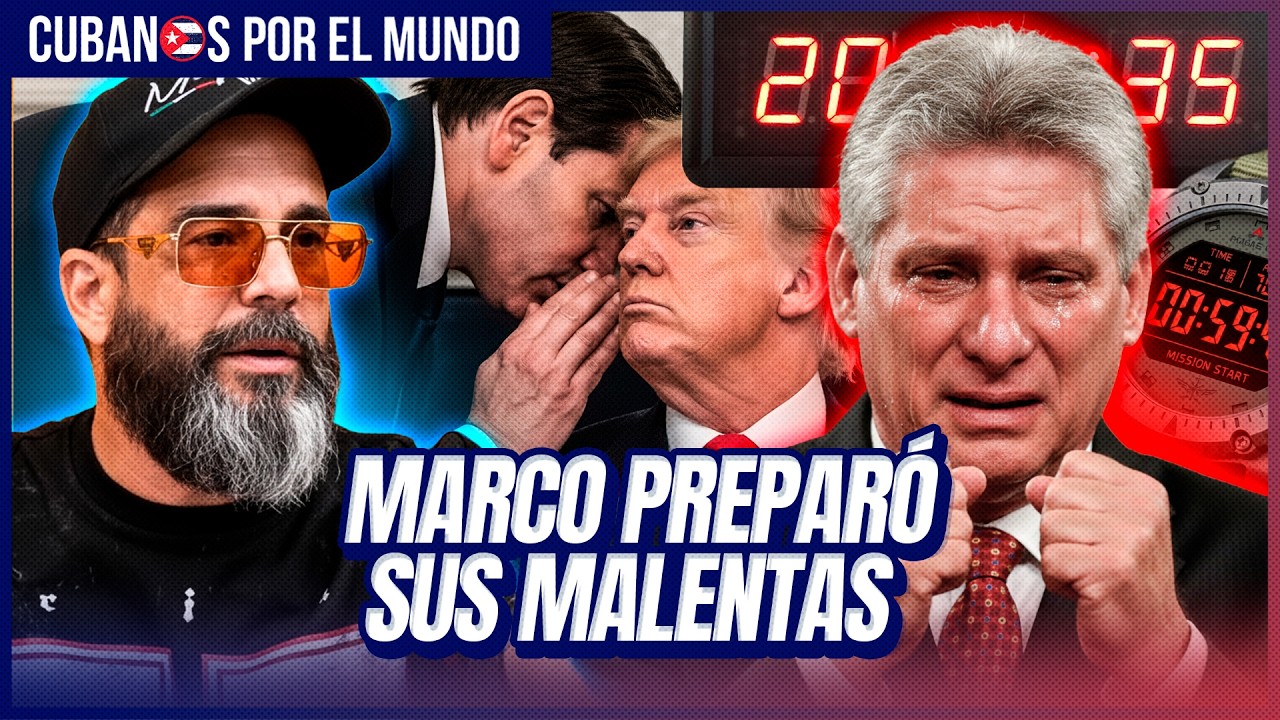 Trump dice que Cuba caerá pronto y sugiere un posible rol de Marco Rubio en la Isla