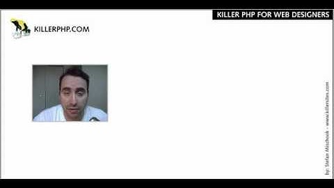 KillerPHP Video Tutorial  OBJECTS AND CLASSES