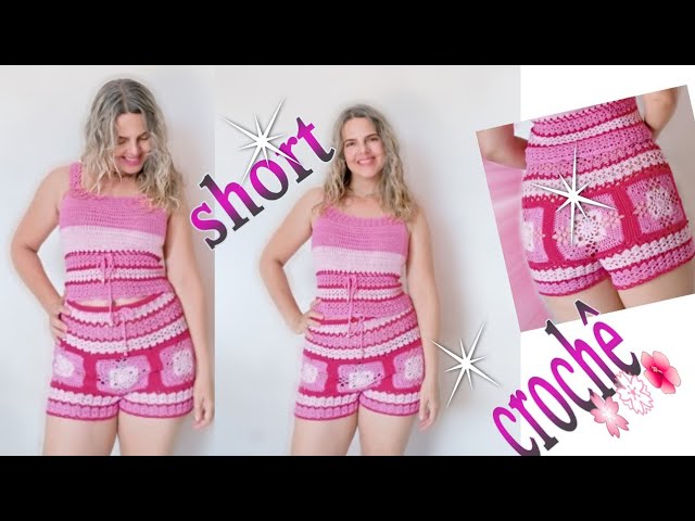 Short em Crochê em Tons Terrosos - Comprar em Criollo