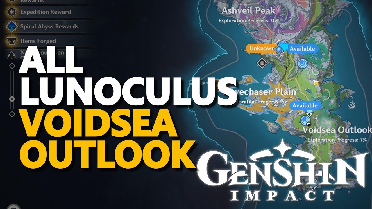 All Lunoculus Voidsea Outlook Genshin Impact