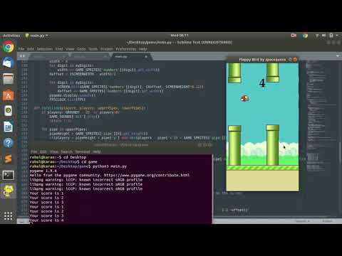 Capa de Flapping Bird game using PYTHON | Spacequora