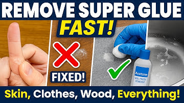 How to Remove Super Glue from Skin, Clothes, Wood, and More (No Damage!)