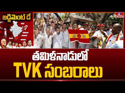 తమిళనాడులో TVK సంబరాలు | TVK Celebrations in Tamilnadu | TVK Vijay | hmtv - HMTVNEWS