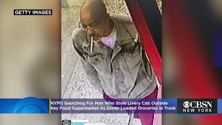 Caught On Video: Livery Cab Stolen As Driver Loads Groceries Outside Key Food