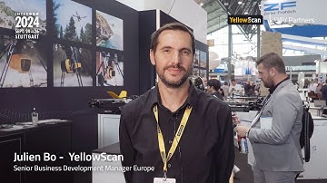 Presentation of the YellowScan UAV Partners booth at Intergeo 2024 with Julien BO