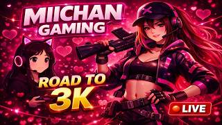 🔥 FREE FIRE LIVE | GIRL GAMER MII CHAN | RANK PUSH | INTENSE HEADSHOT ONLY | MII CHAN GAMING LIVE
