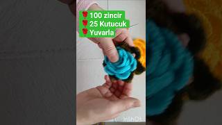 🌹Tek Parçada En Kolay Örgü Gül Yapımı | Tığ İşi Gül Tarifi 🌹