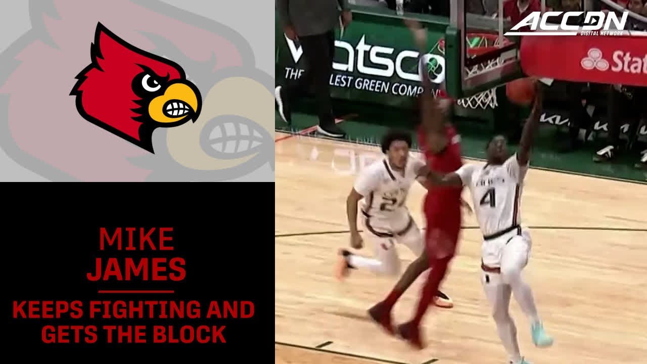 Louisville's Mike James Keeps Fighting And Gets The Block