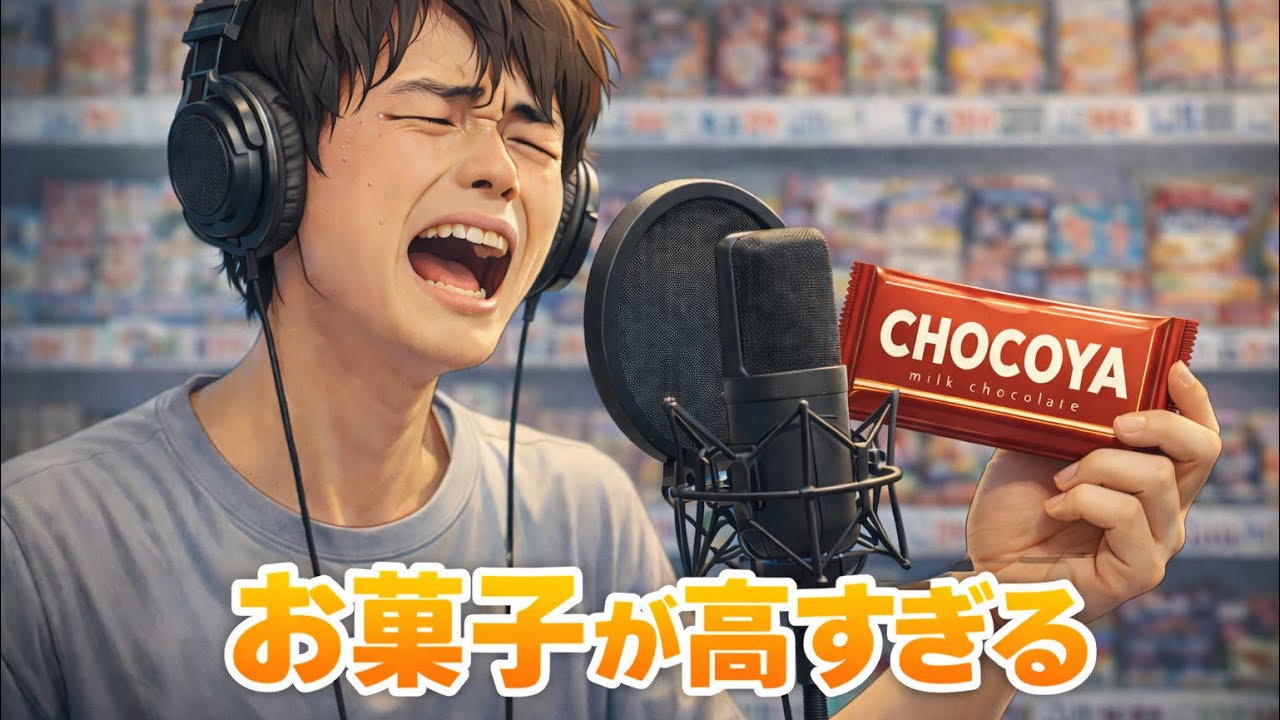 お菓子が高すぎる｜最近ちょっと迷ってしまう気持ちの歌